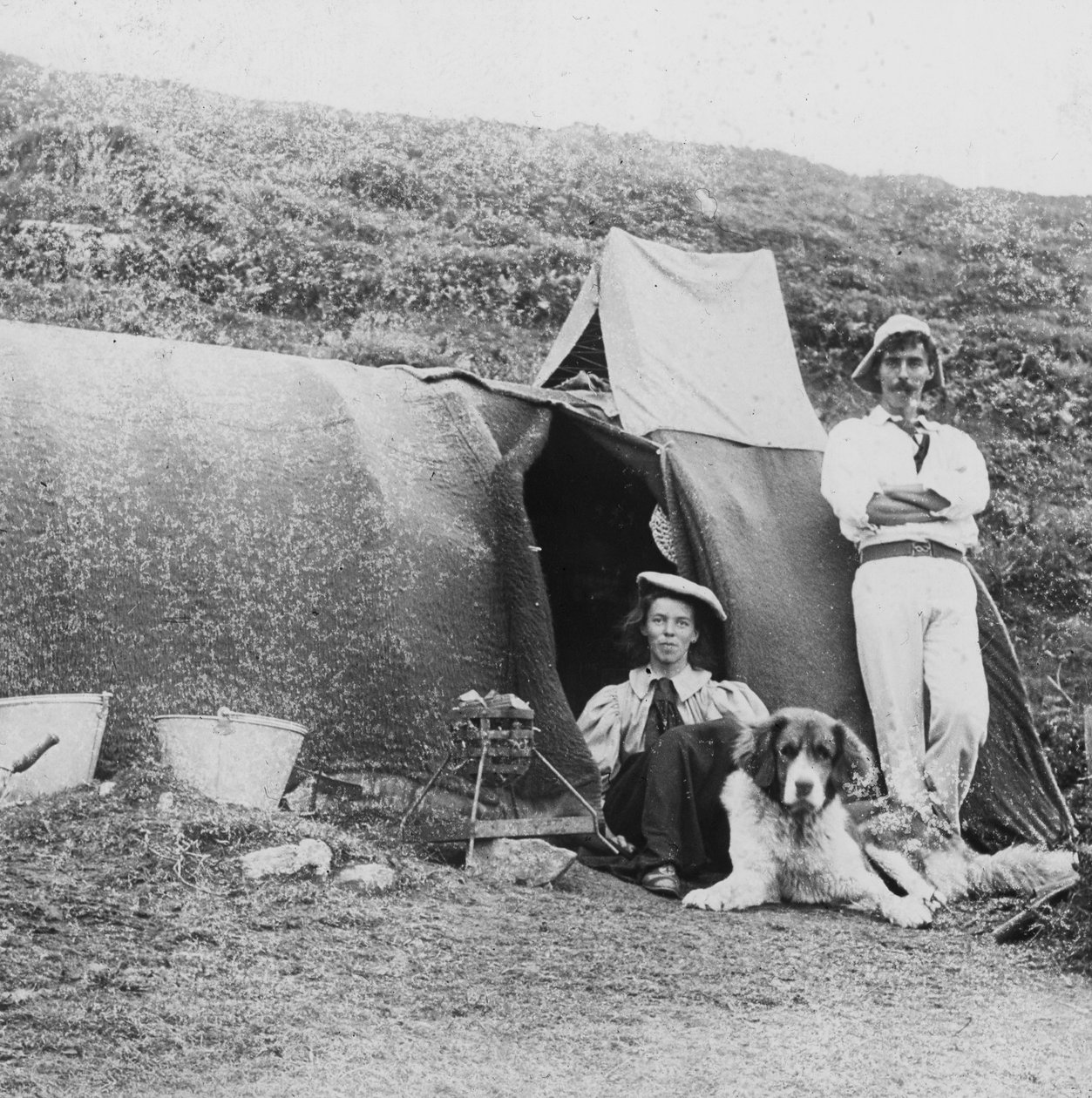 Camping, início do século XX de Unbekannt