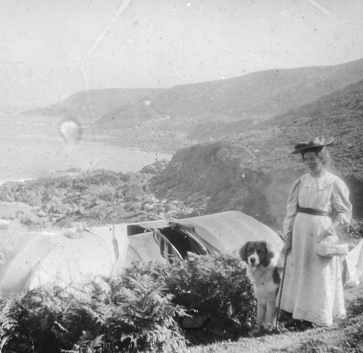 Camping, final do século XIX ou início do século XX de Unbekannt