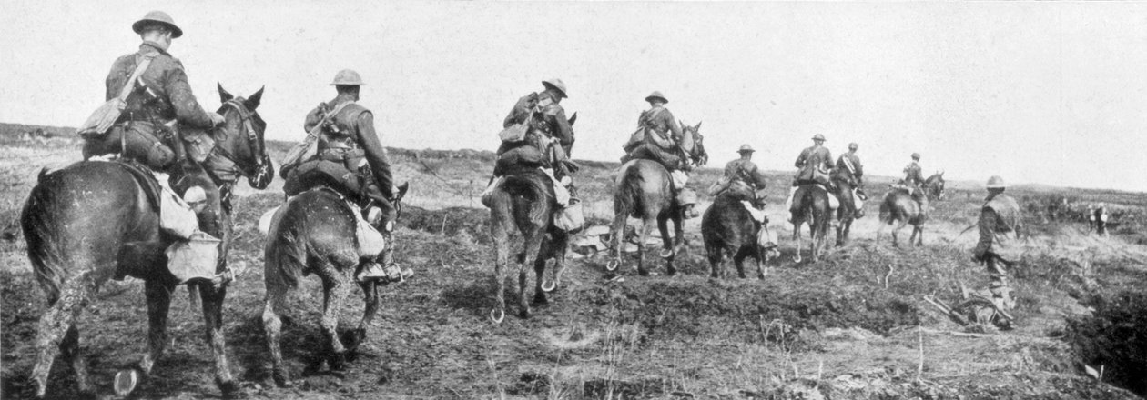 Cavalaria canadense, Vimy, França, Primeira Guerra Mundial, abril de 1917 de Unbekannt