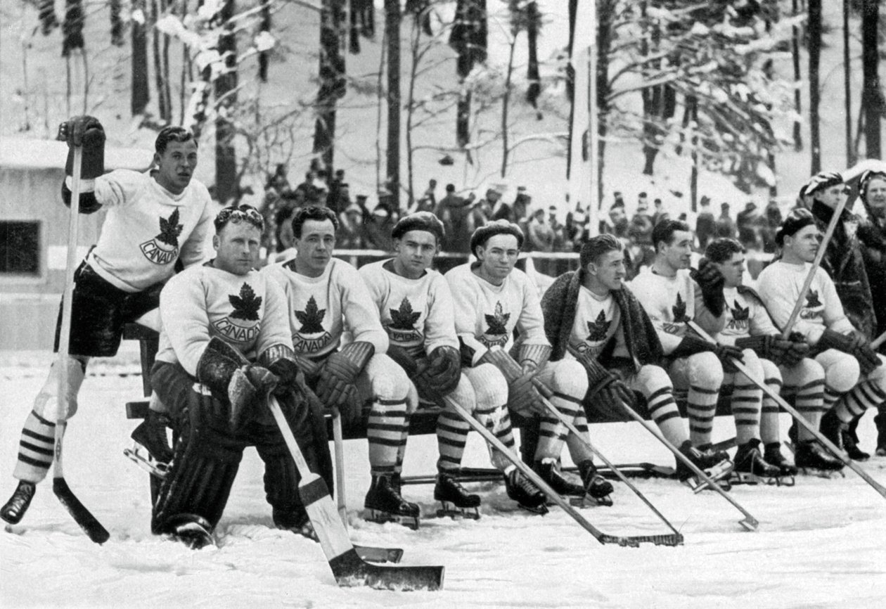Equipe canadense de hóquei no gelo, Jogos Olímpicos de Inverno, Garmisch-Partenkirchen, Alemanha, 1936 de Unbekannt