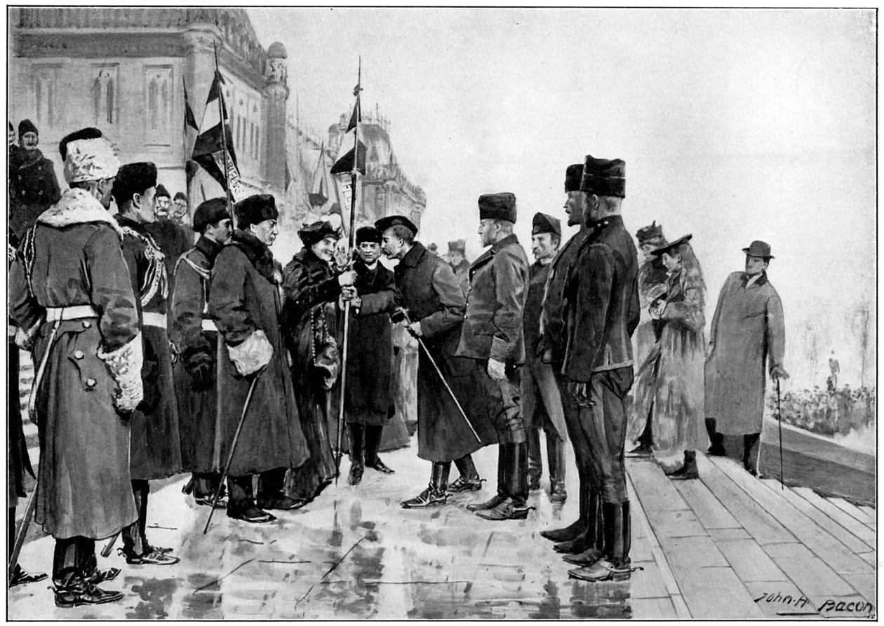 Tropas canadenses prestes a partir para a Guerra dos Bôeres, 1900 de Unbekannt