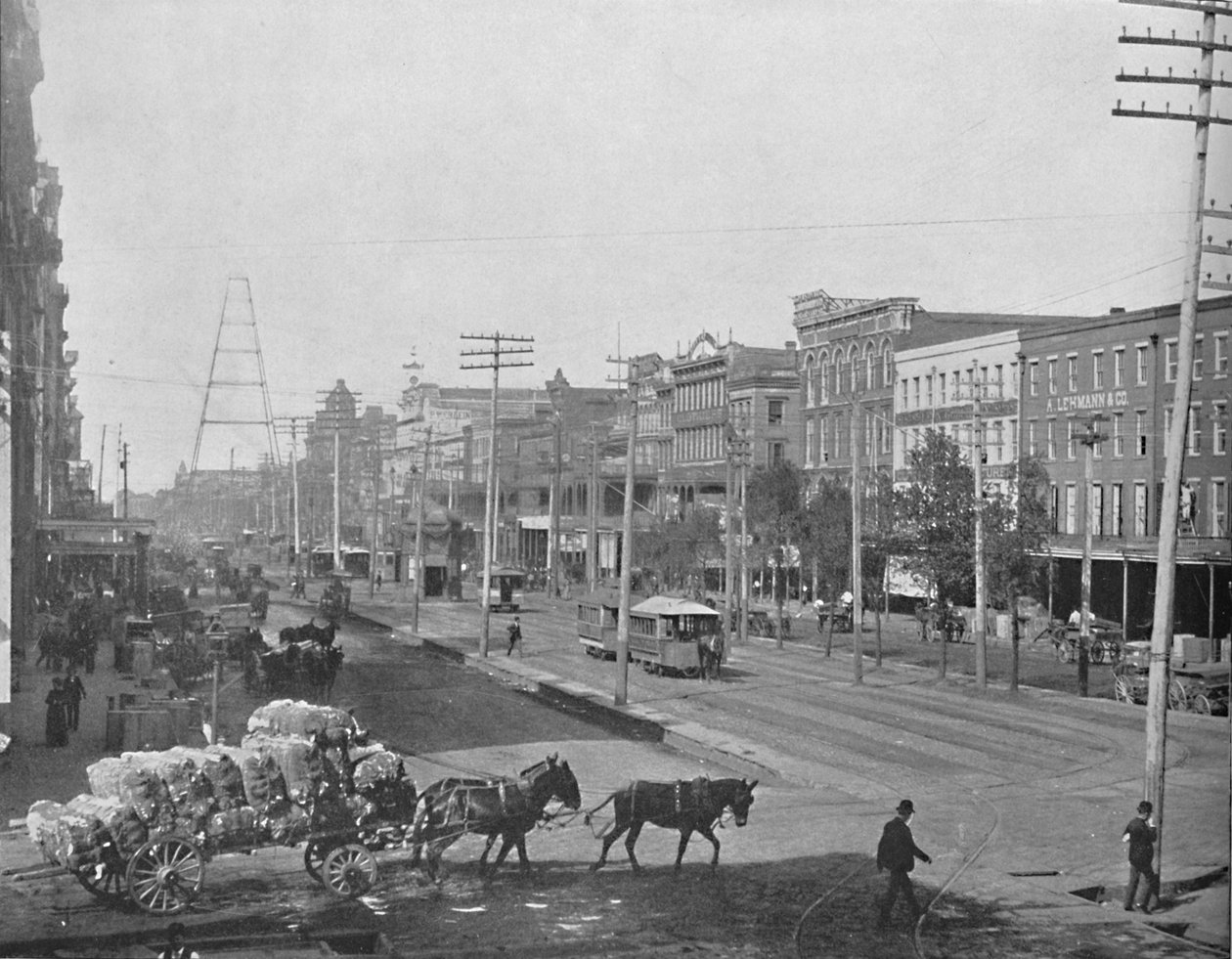 Rua do canal, Nova Orleães, Lousiana, c1897. de Unbekannt
