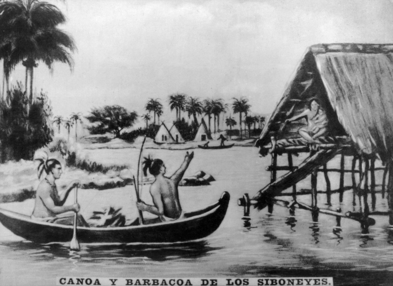 Canoa e churrasco, década de 1920 de Unbekannt