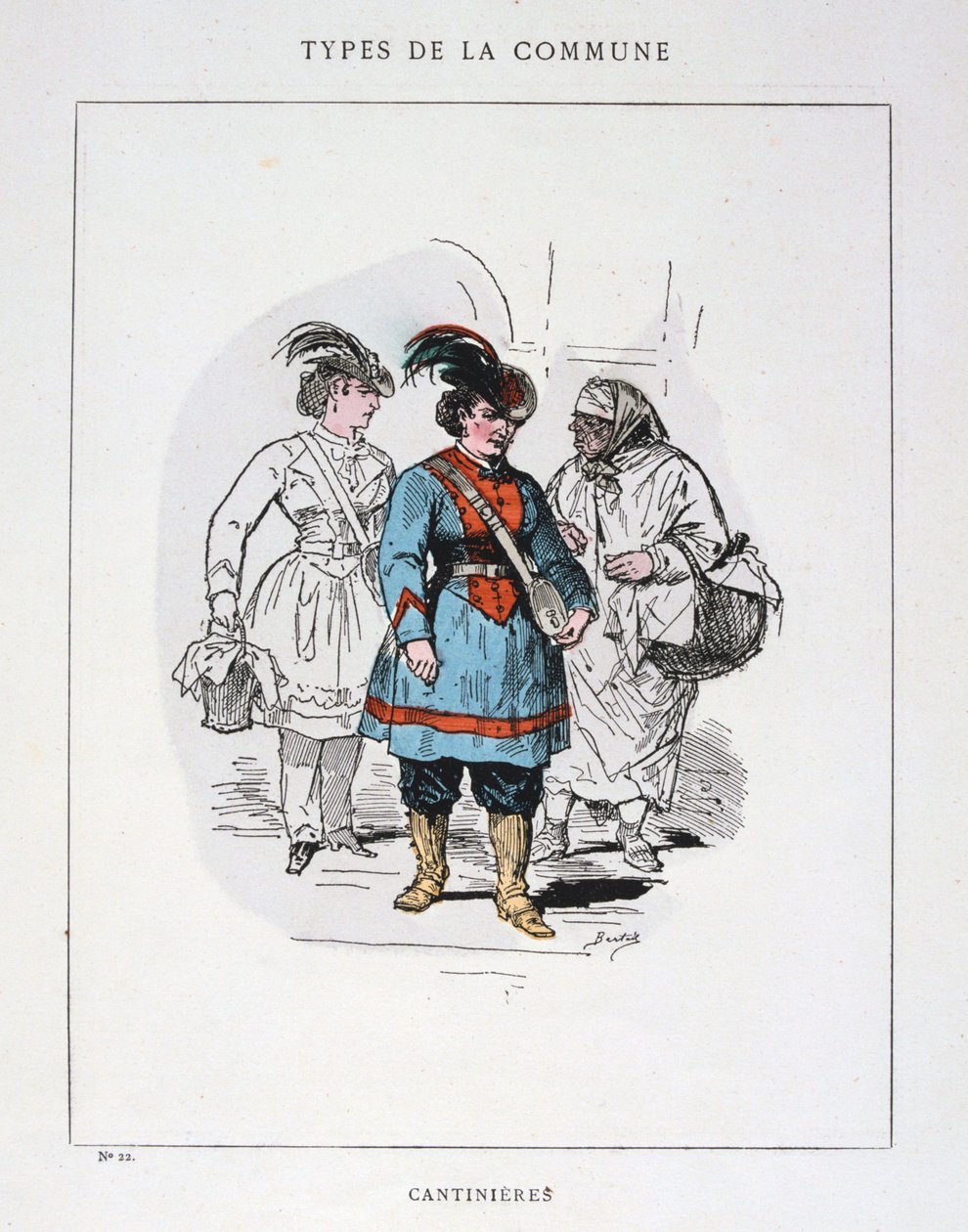 Cantinieres, Comuna de Paris, 1871. de Unbekannt