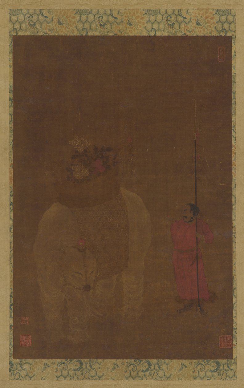 Elefante e atendente encapuzado, dinastia Ming, século XVI-XVII. de Unbekannt