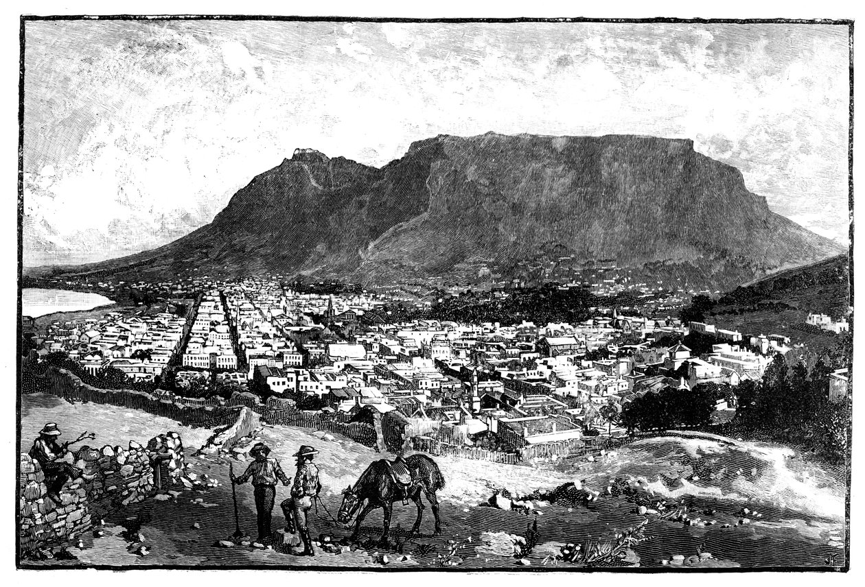 Cidade do Cabo, África do Sul, c1888 de Unbekannt