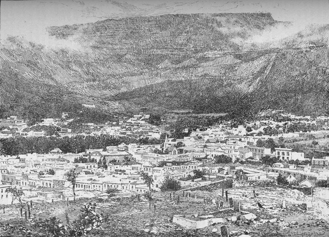 Cidade do Cabo e Table Mountain, África do Sul, c1900 1906 de Unbekannt