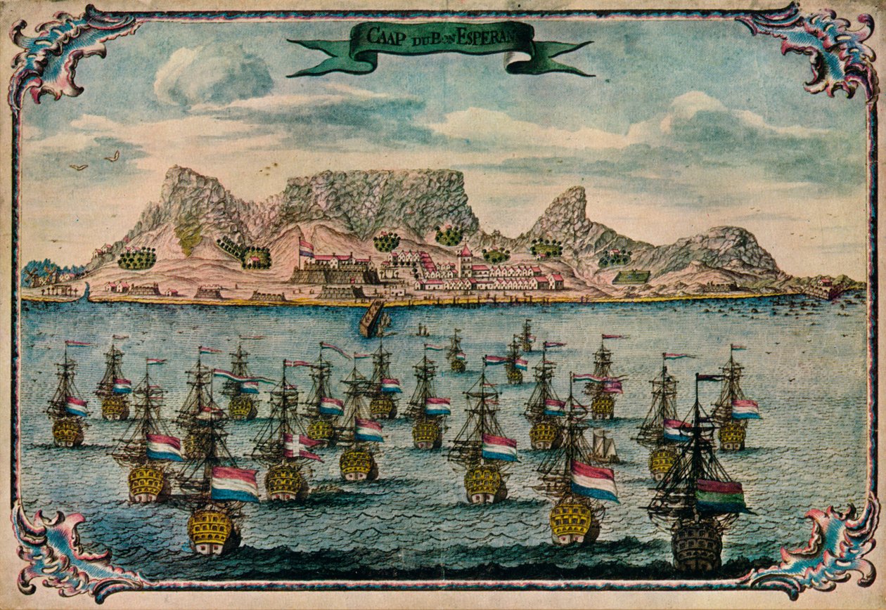 Cidade do Cabo, c1680 de Unbekannt