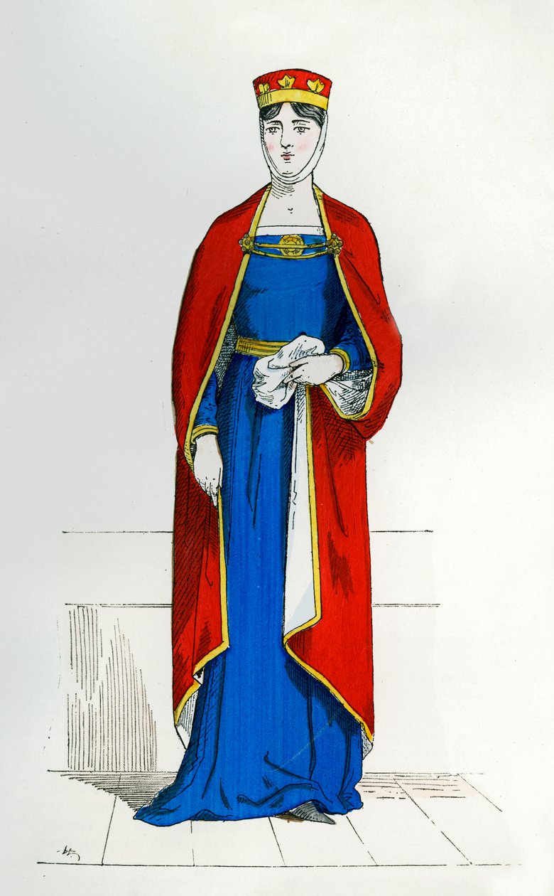 Nobre capetiana, c1180-1190 1882-1884 de Unbekannt