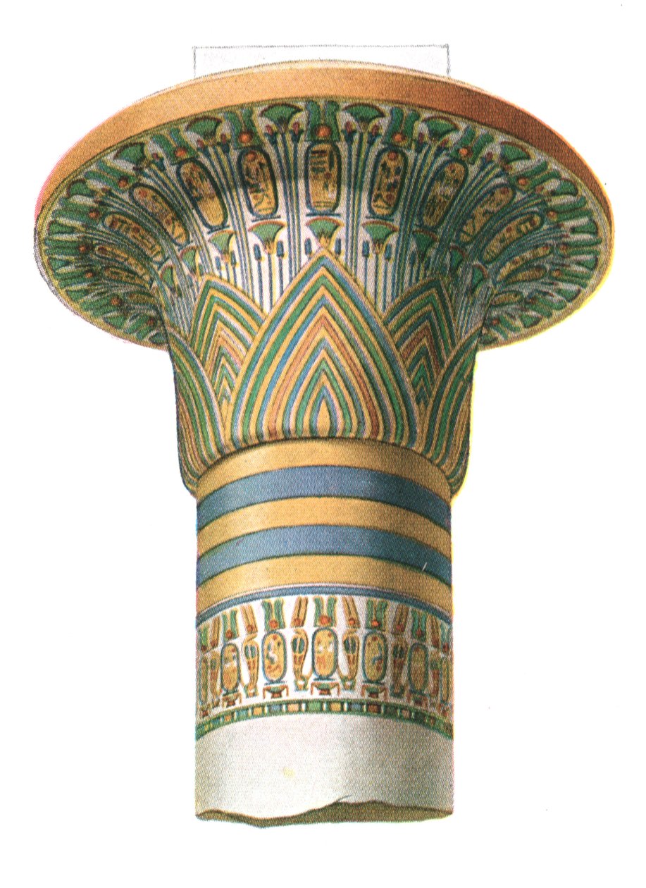 Capital de Karnak, Egito, 1928. de Unbekannt