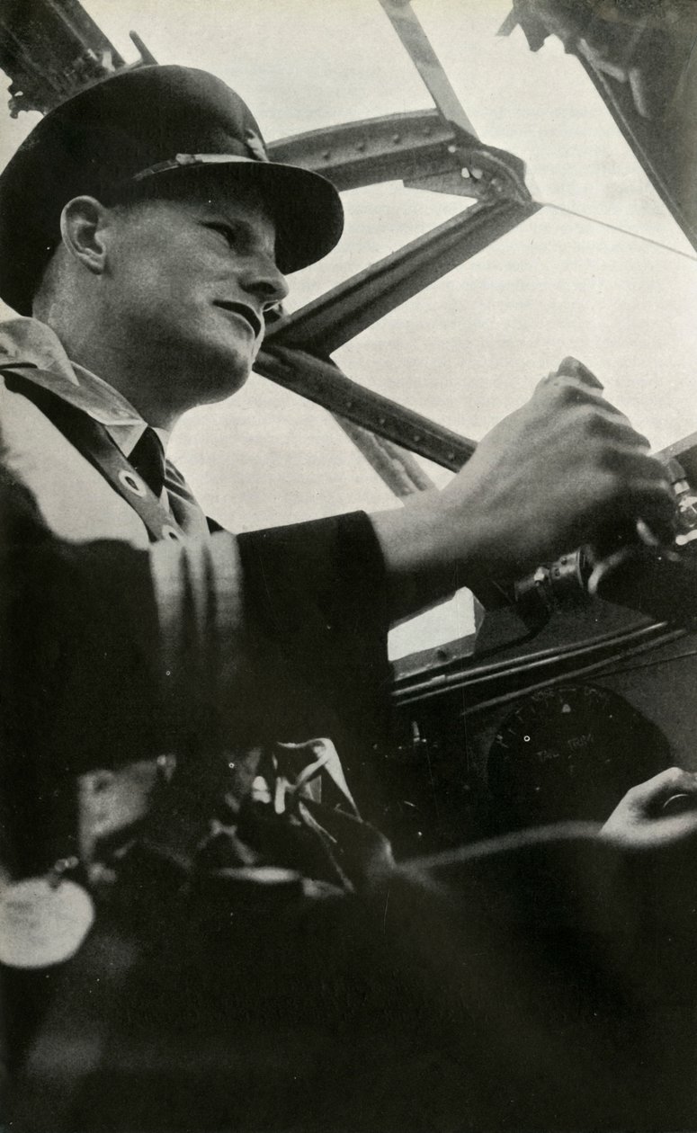 Capitão Gilbert Rae, piloto do BOAC Mosquito, Segunda Guerra Mundial. c1939-c1944 1946. de Unbekannt