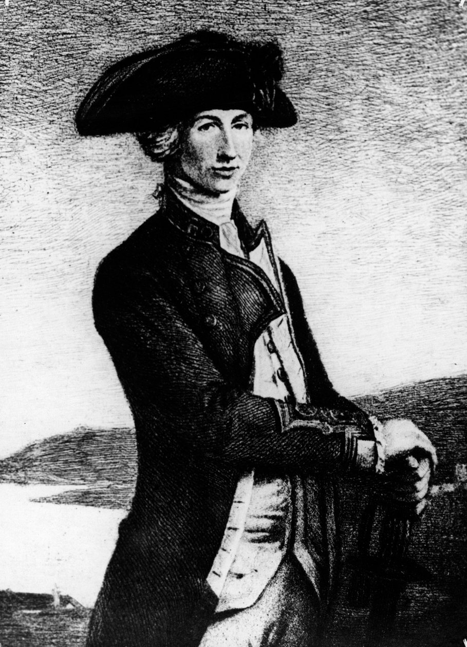 Capitão Horatio Nelson, 1777-1781, século XIX de Unbekannt