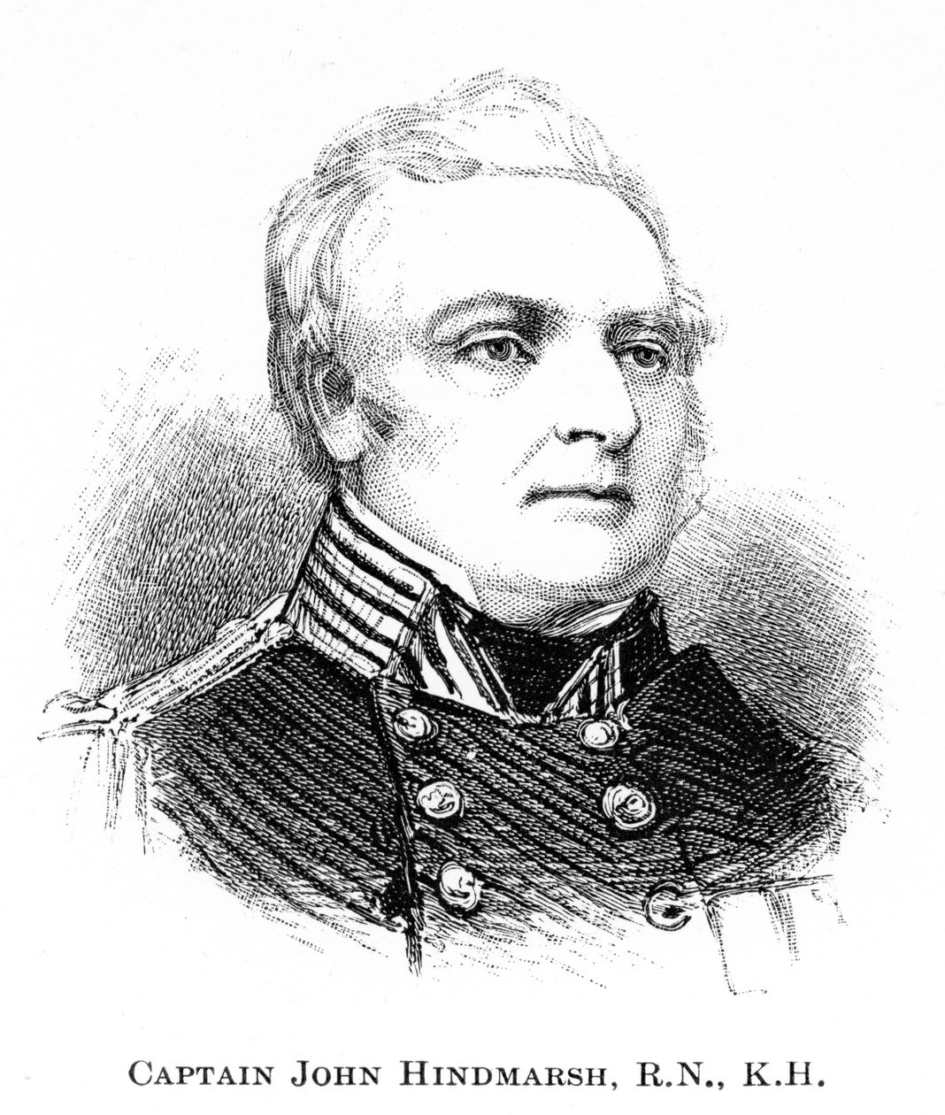 Capitão John Hindmarsh, RN, KH, 1886 de Unbekannt