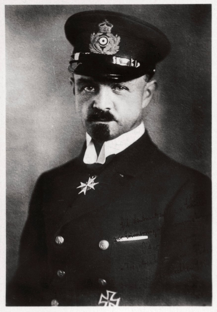 Capitão Peter Strasser, comandante da frota de dirigíveis alemães, Primeira Guerra Mundial, 1916-1918 1933 de Unbekannt