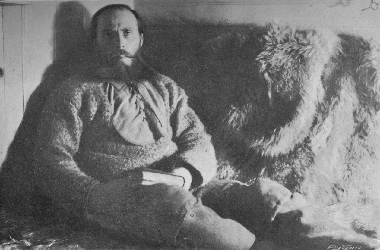 Capitão Sverdrup em sua cabine, 1895, 1897 de Unbekannt