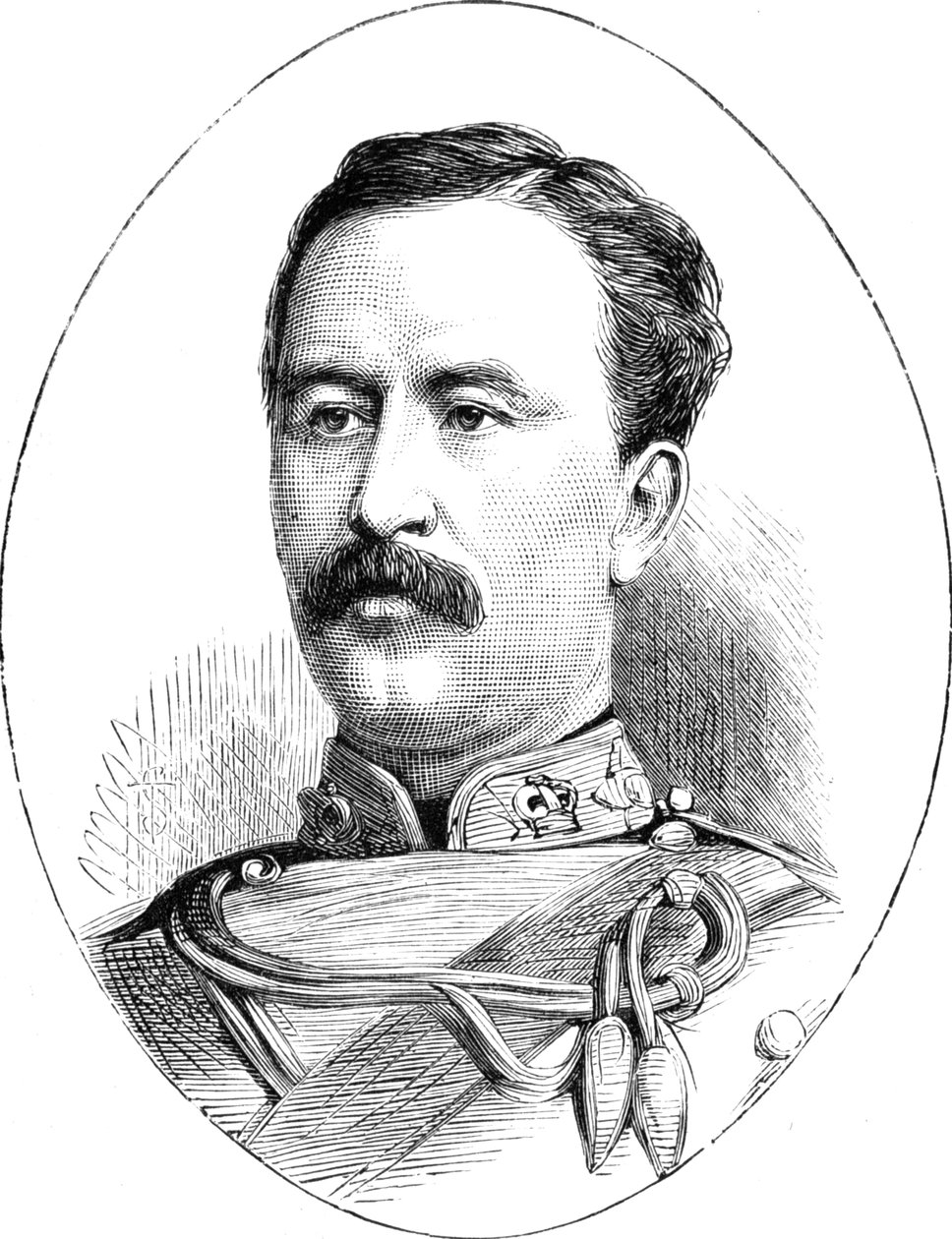 Capitão Hon. EV Wyatt-Edgell, c1880 de Unbekannt