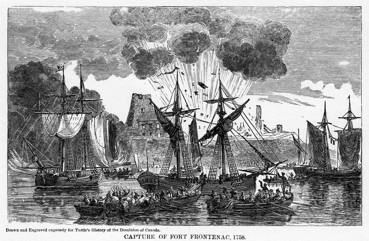 Captura de Fort Frontenac, 1758, 1877 de Unbekannt