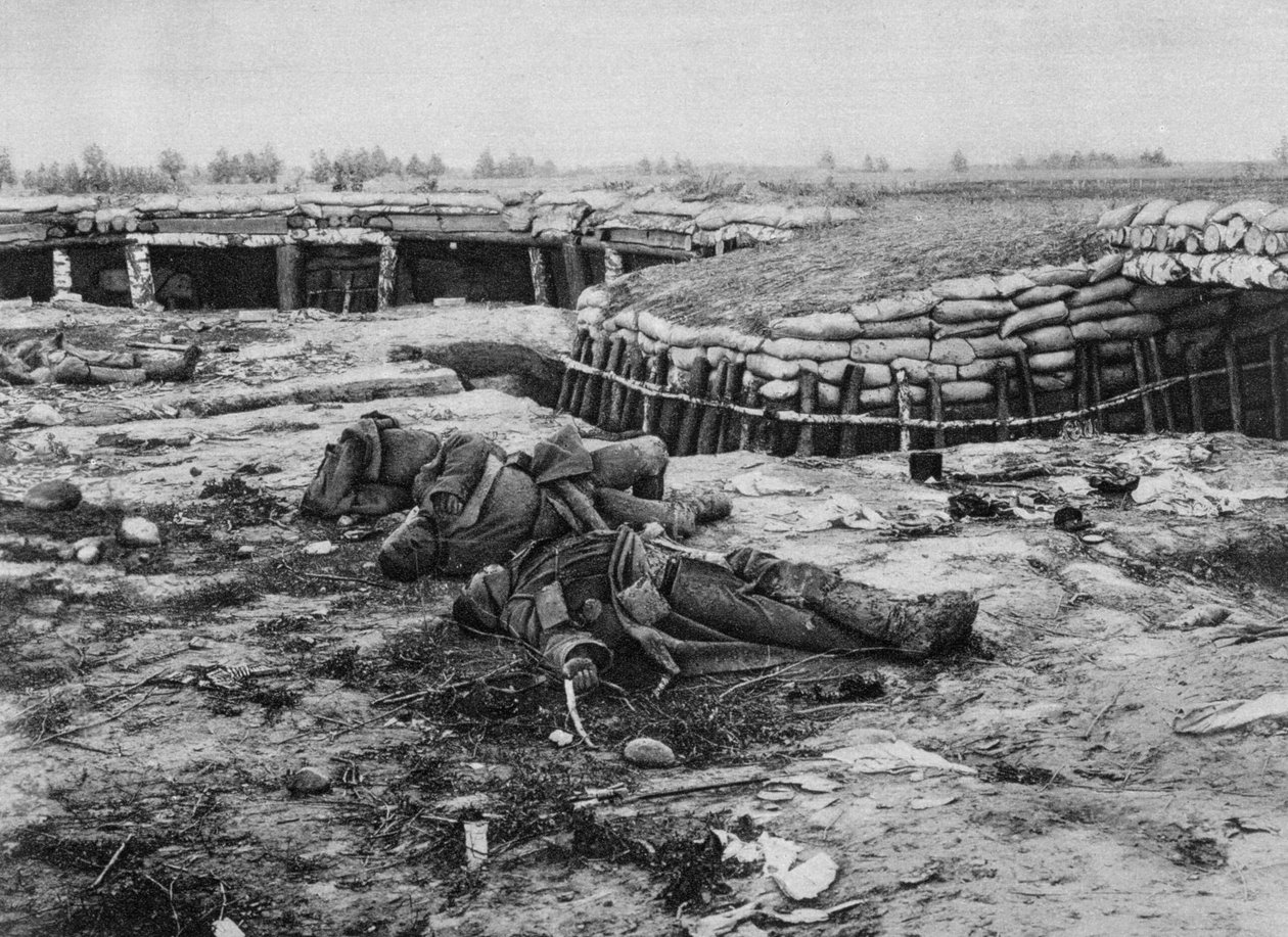 Posição russa capturada, Melkov, Polônia, Primeira Guerra Mundial, 20 de julho de 1915 de Unbekannt