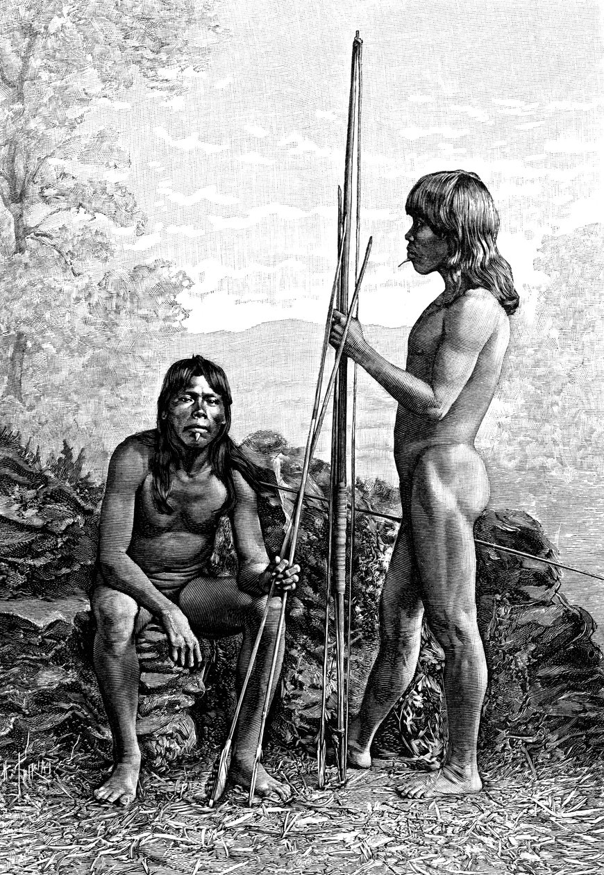 Índios Caraya, América do Sul, 1895 de Unbekannt