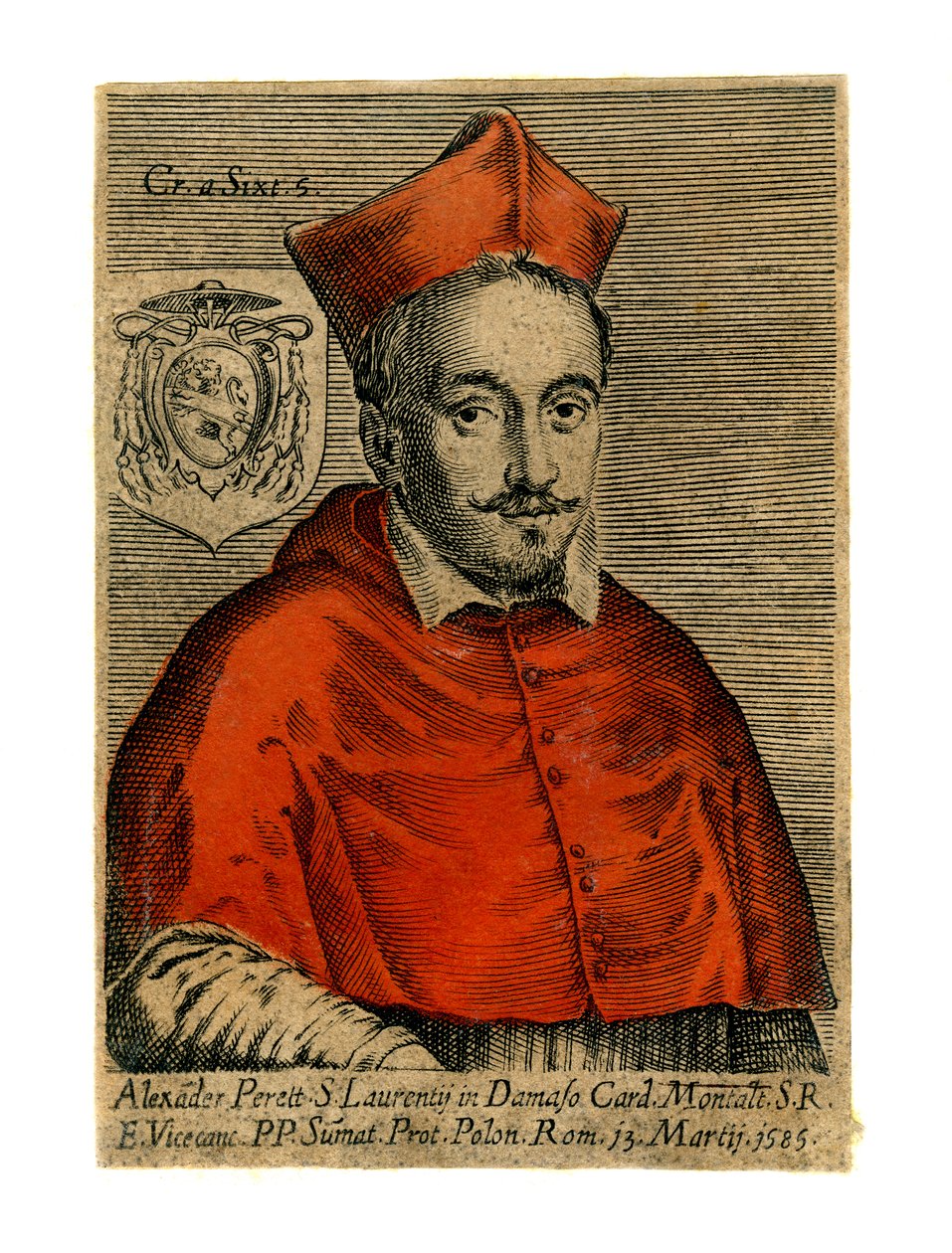 Cardeal Alexander Perett, 1585 de Unbekannt