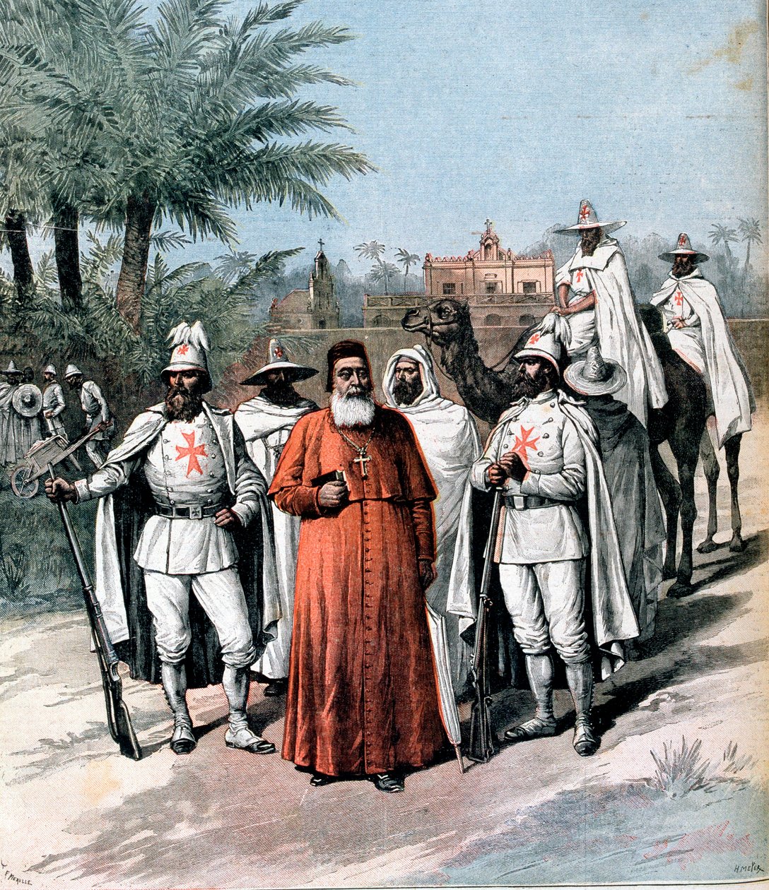 Cardeal Lavigerie, Fundador da Sociedade Anti-Escravidão, 1891 de Unbekannt