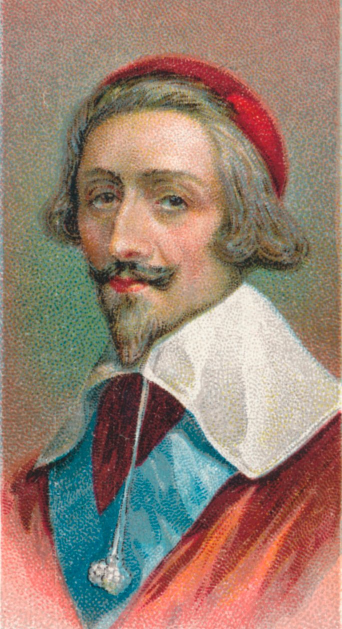 Cardeal Richelieu 1585-1642, prelado e estadista francês, 1924 de Unbekannt