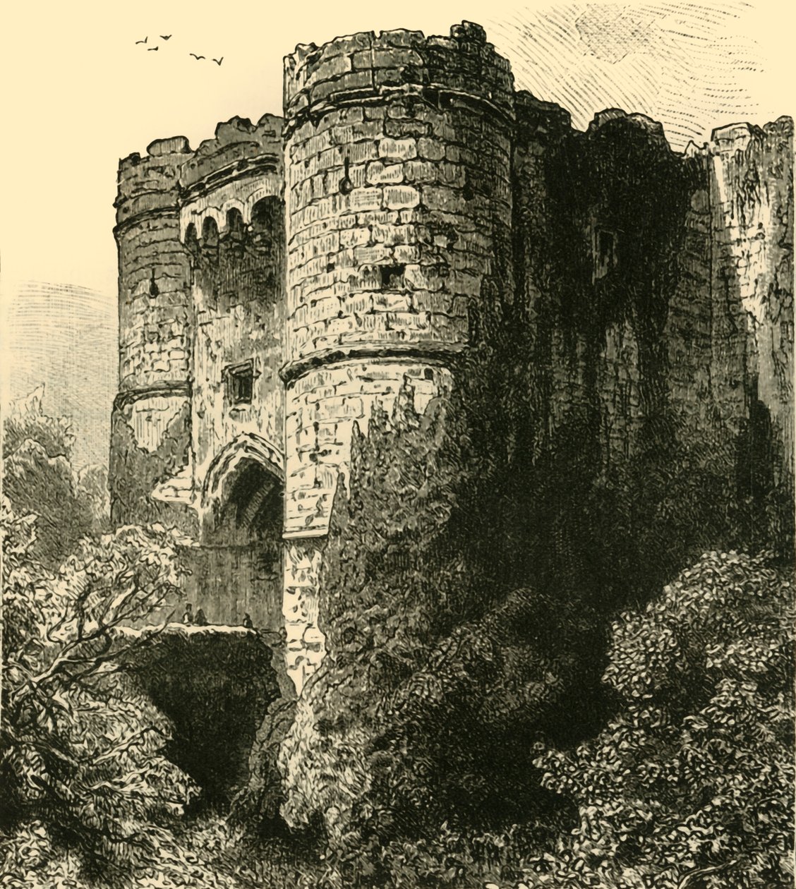 Castelo de Carisbrooke, 1898. de Unbekannt