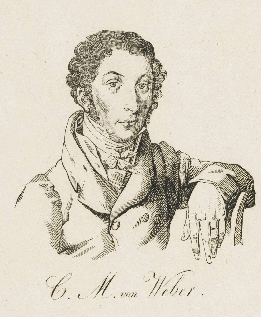 Carl Maria von Weber 1786-1826, após 1821. de Unbekannt