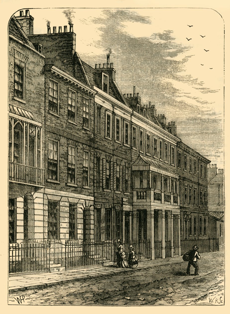 Carlyles House, Grande Cheyne Row, c1876. de Unbekannt