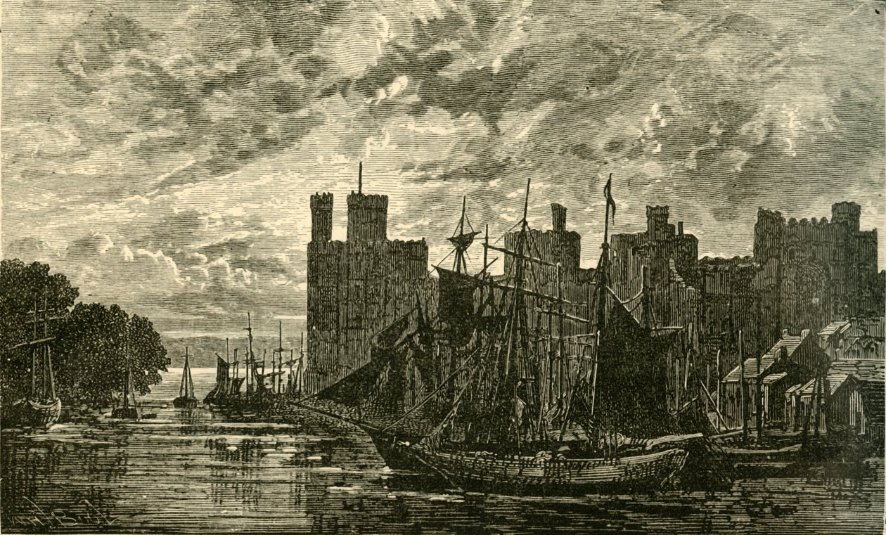 Castelo de Carnarvon, 1898. de Unbekannt