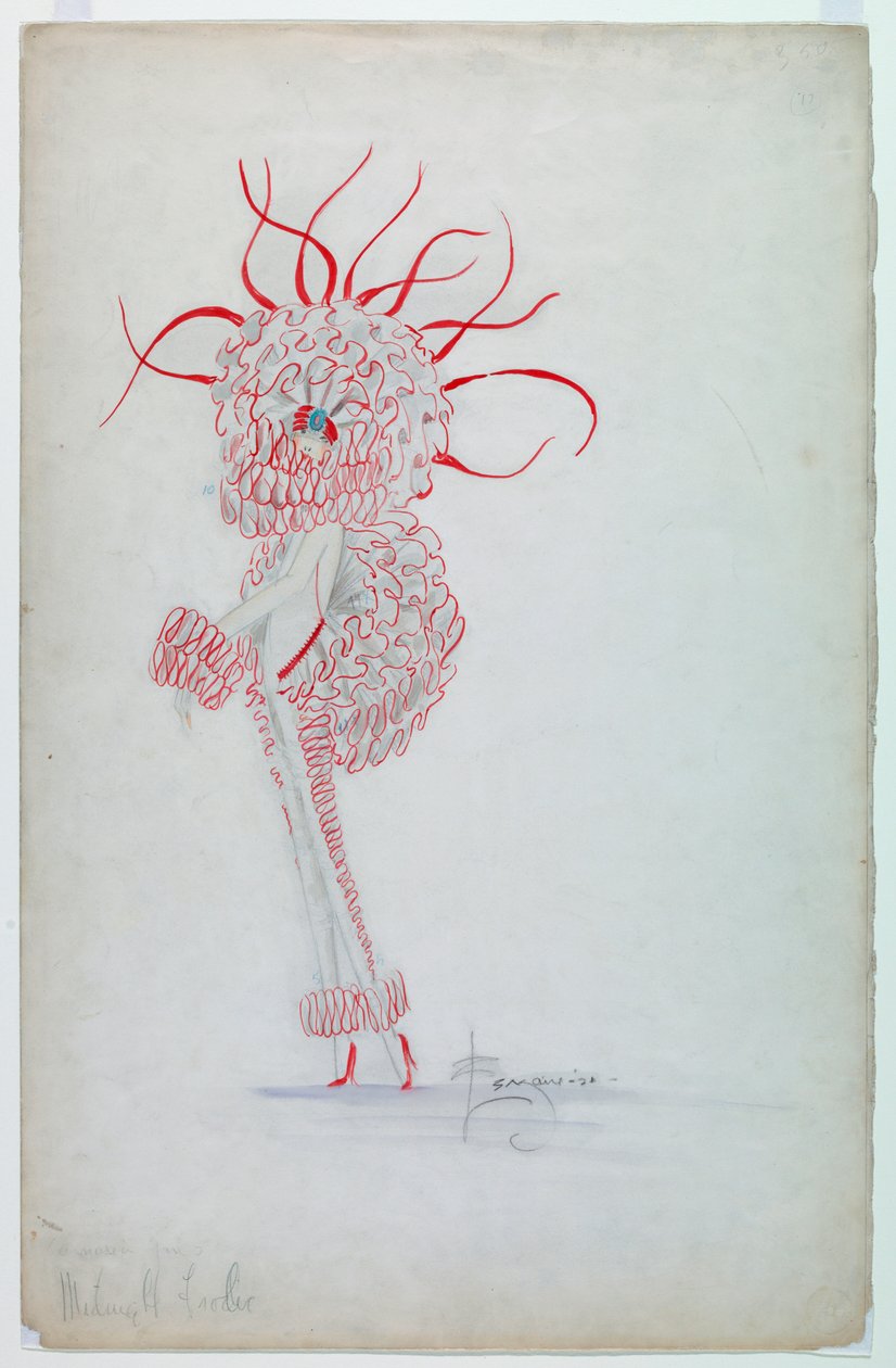 Cravos, Midnight Frolic, para Ziegfeld Follies, 1921 de Unbekannt