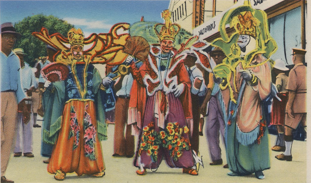 Carnaval, Trinidad, BWI, c1940s. de Unbekannt