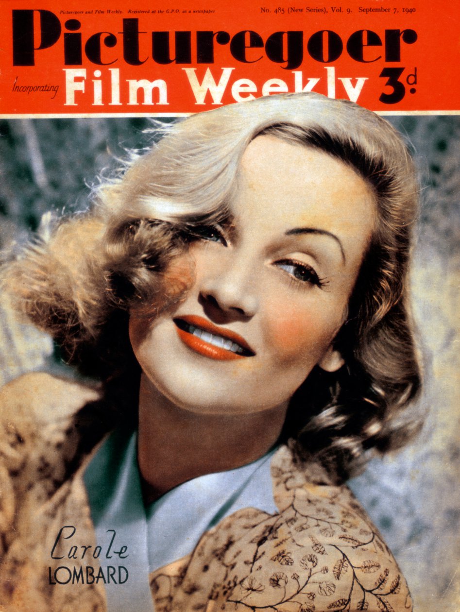 Carole Lombard 1908-1942, atriz americana, 1940 de Unbekannt