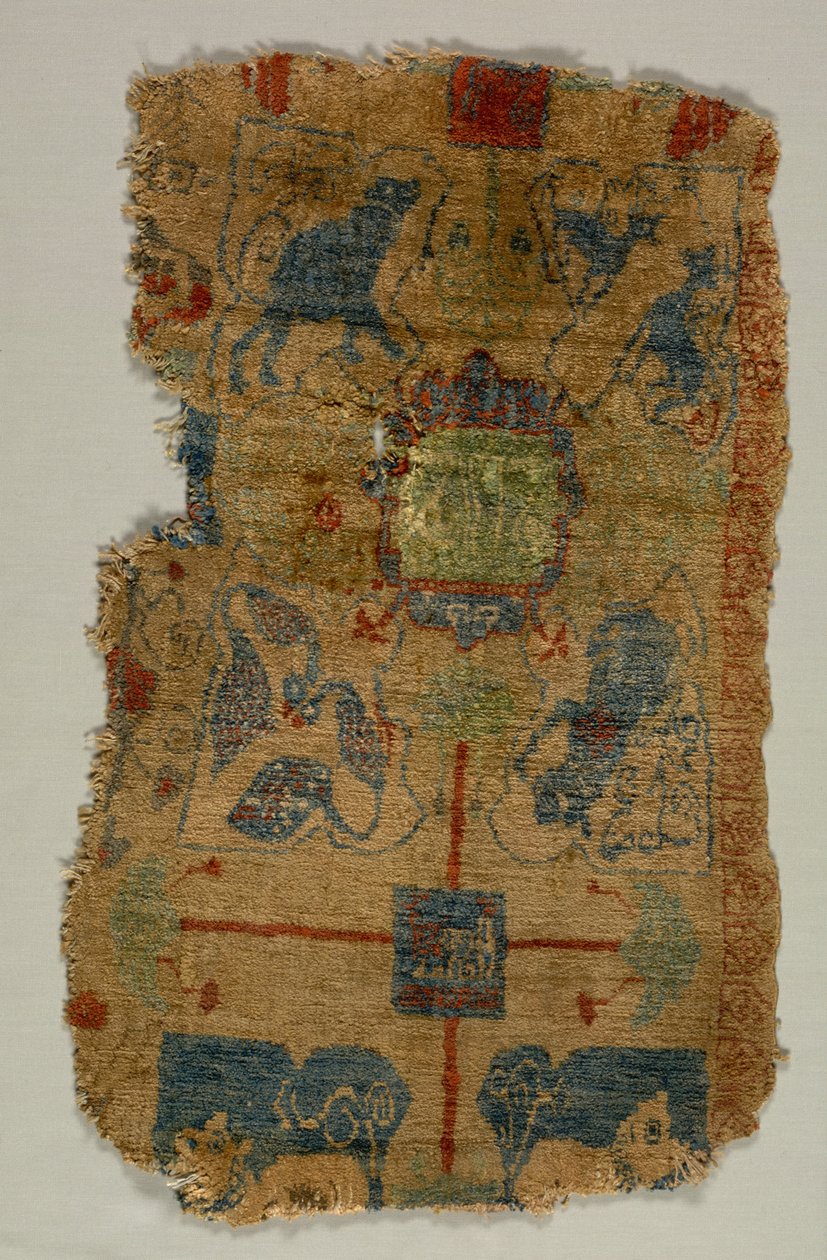 Fragmento de Carpete, c. 1400s. de Unbekannt