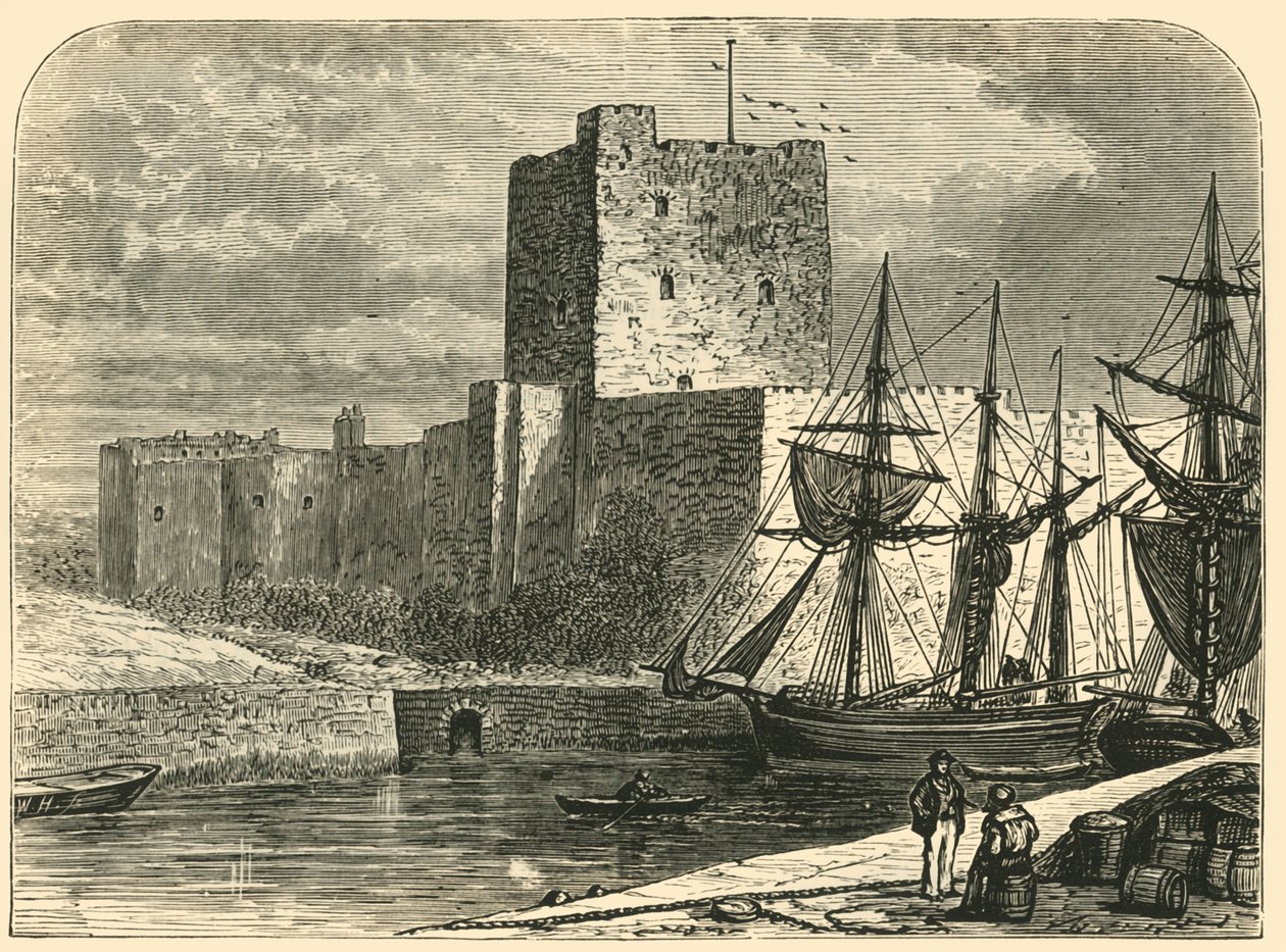 Castelo de Carrickfergus, 1898. de Unbekannt
