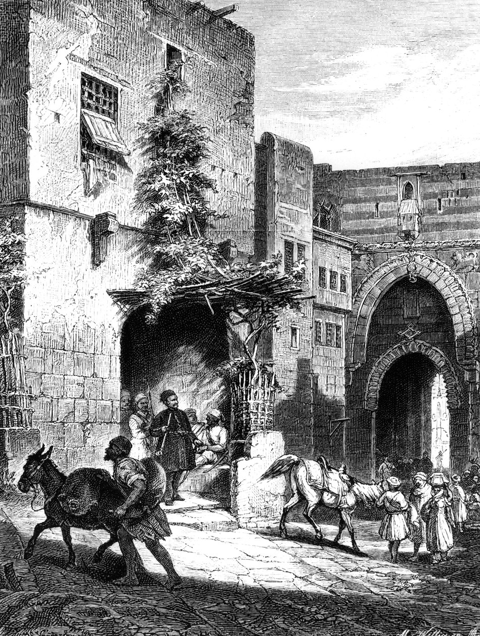 Leve Mamelukes, na Cidadela do Cairo, 1880 de Unbekannt