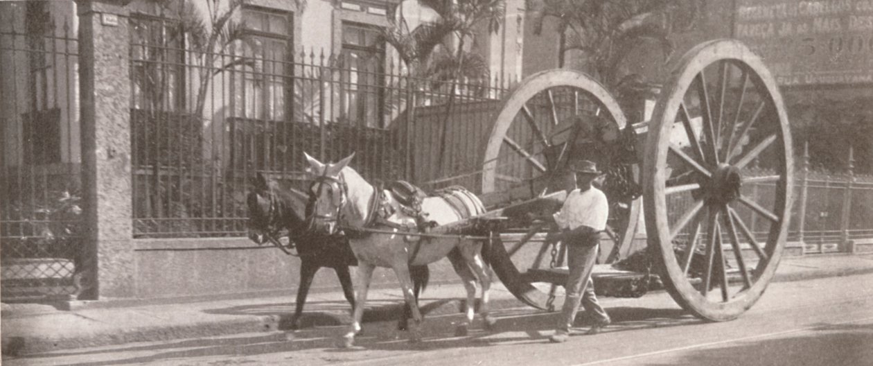 Transporte de mercadorias pesadas sob e não acima do eixo, 1914 de Unbekannt
