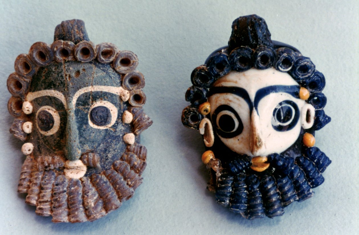 Máscaras cartaginesas, Tunísia, séculos IV-III aC de Unbekannt