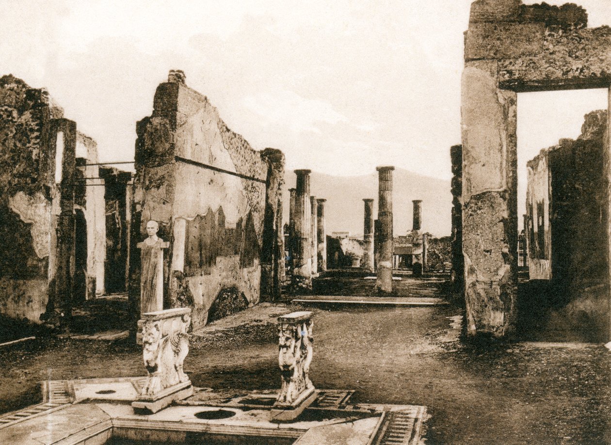 Casa de Cornelio Rufo, Pompéia, Itália, c1900s de Unbekannt