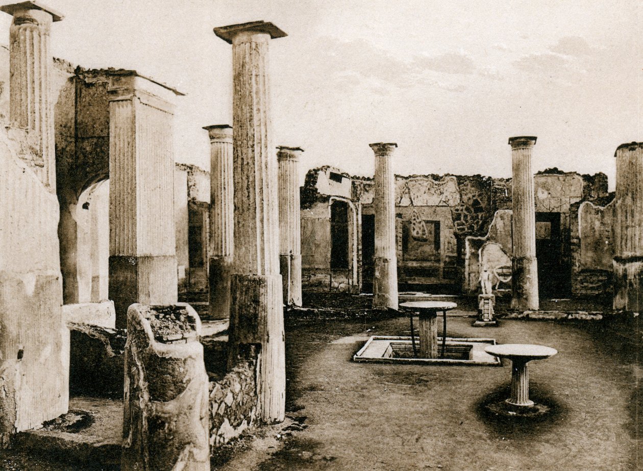 Casa di Marco Olconio, Pompéia, Itália, c1900s de Unbekannt