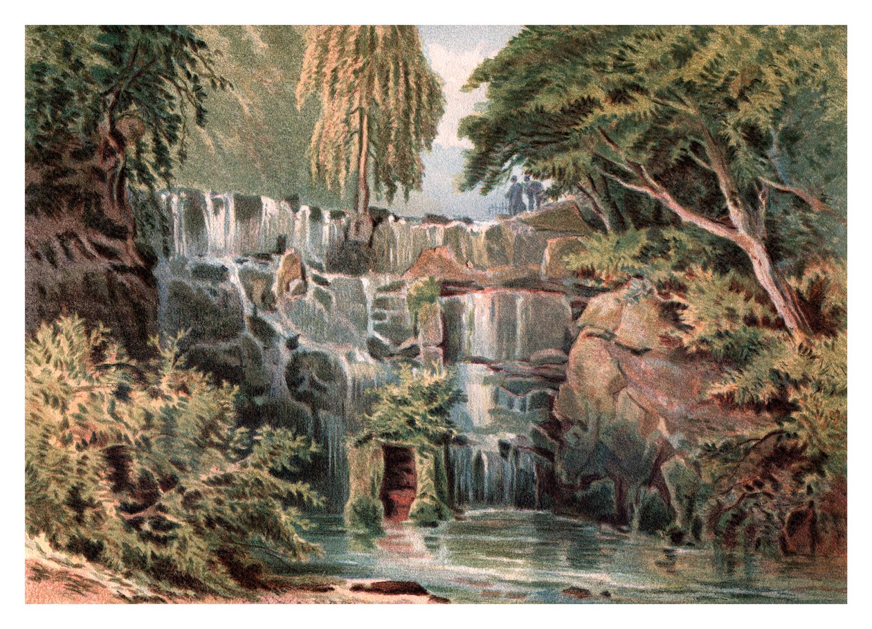Cascata na Virginia Water, 1880 de Unbekannt
