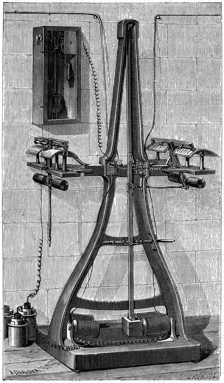 Casellis pantelegraph, 1874 de Unbekannt