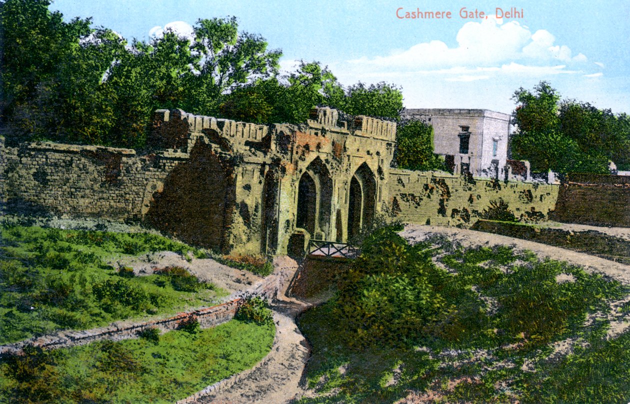 Cashmere Gate, Delhi, Índia, século XX de Unbekannt