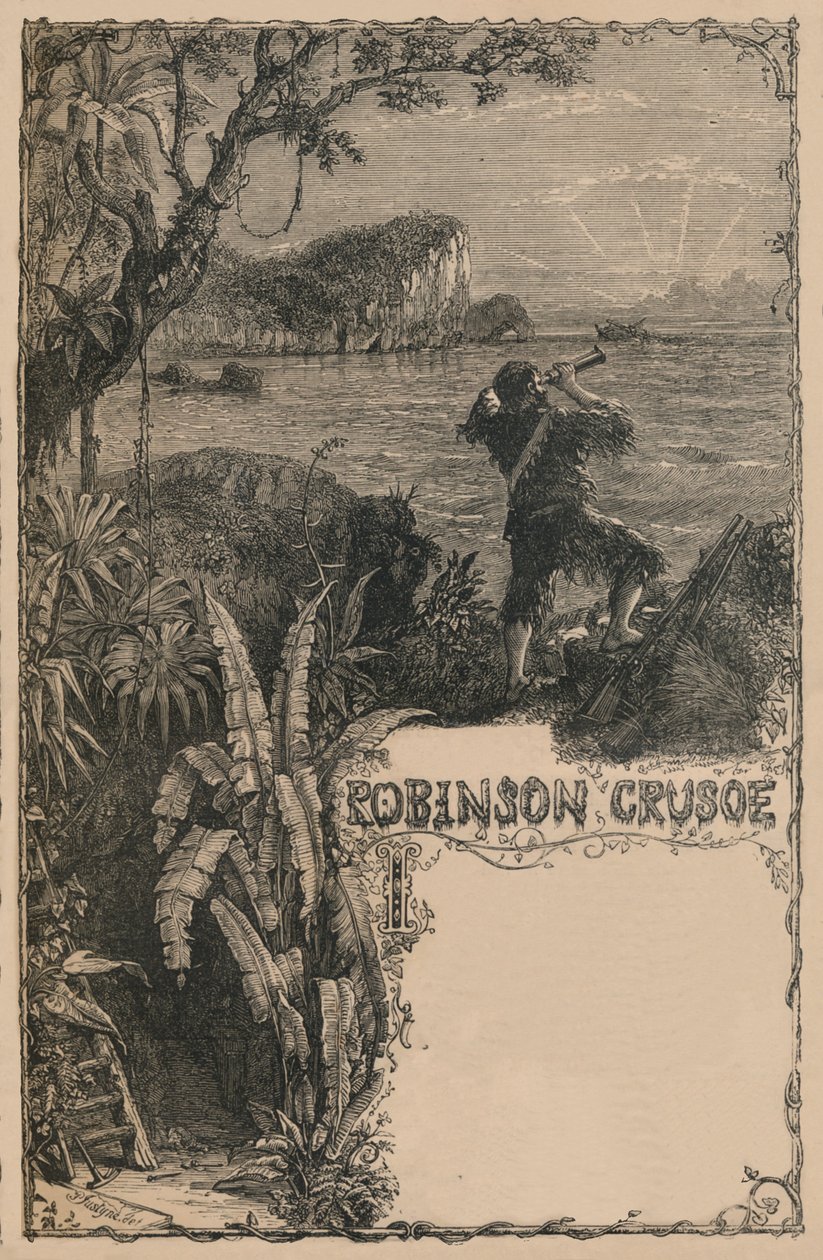 Cassells Robinson Crusoe, c1870 de Unbekannt