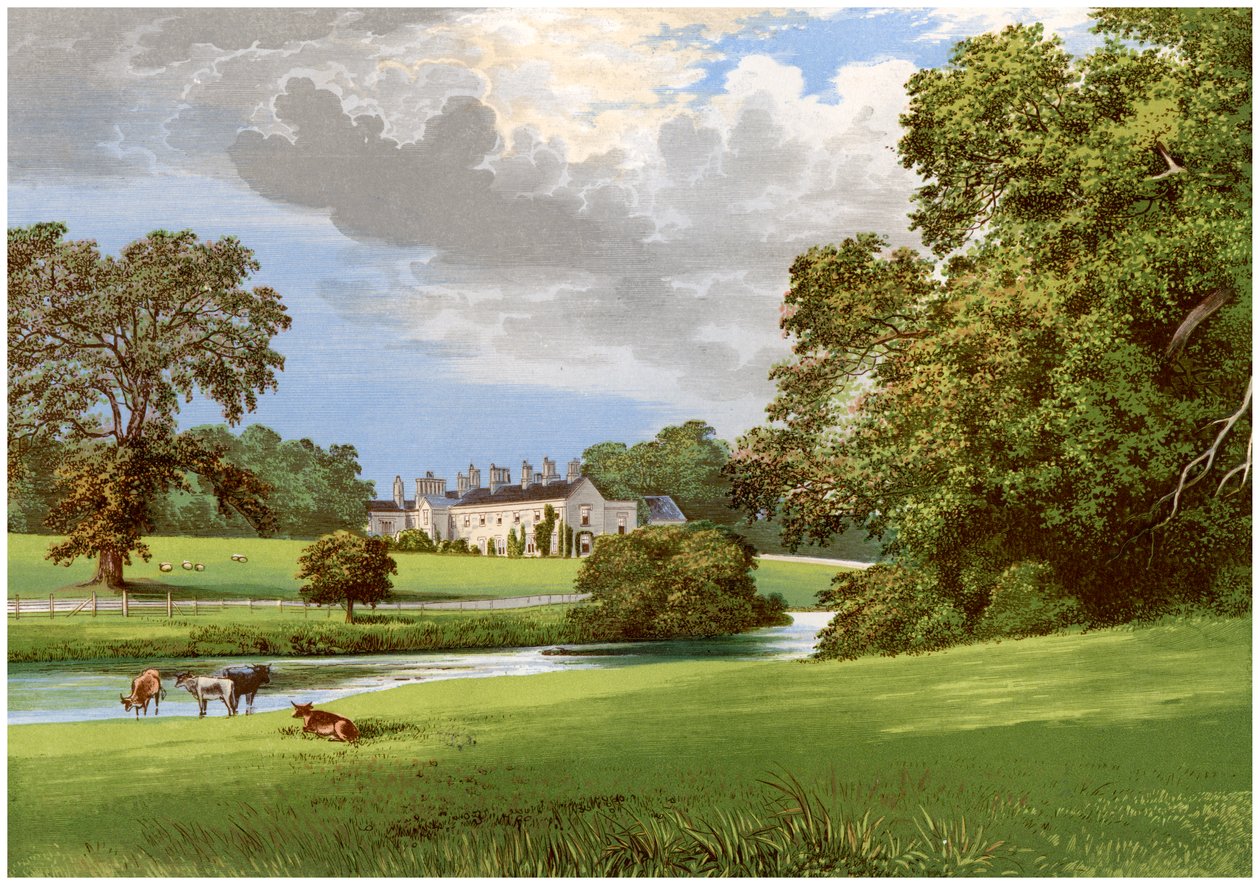 Castelo MacGarrett, Condado de Mayo, Irlanda, casa de Lord Oranmore, c1880 de Unbekannt