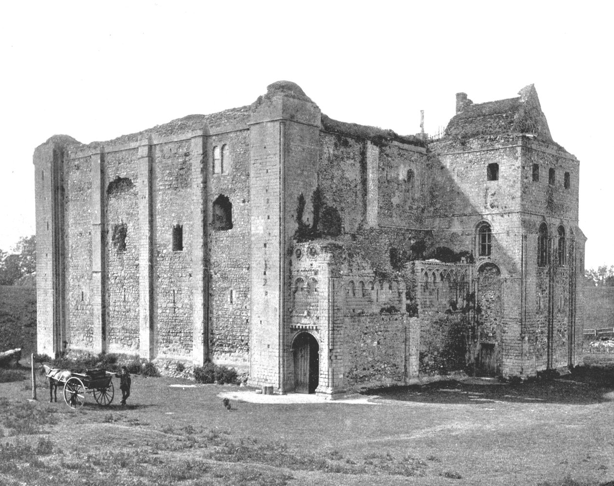 Aumentação do castelo, Norfolk, 1894. de Unbekannt