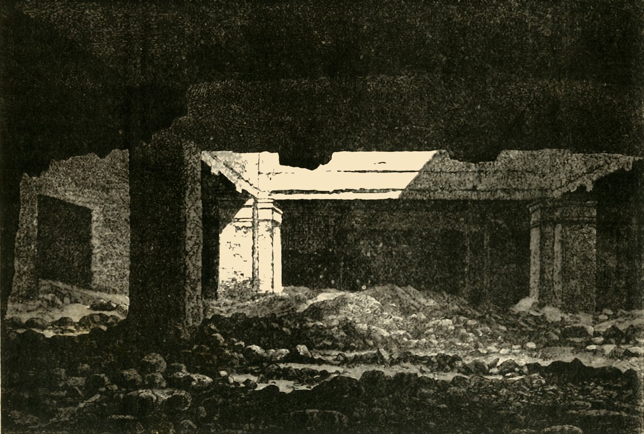Catacumbas em Alexandria, 1890. de Unbekannt