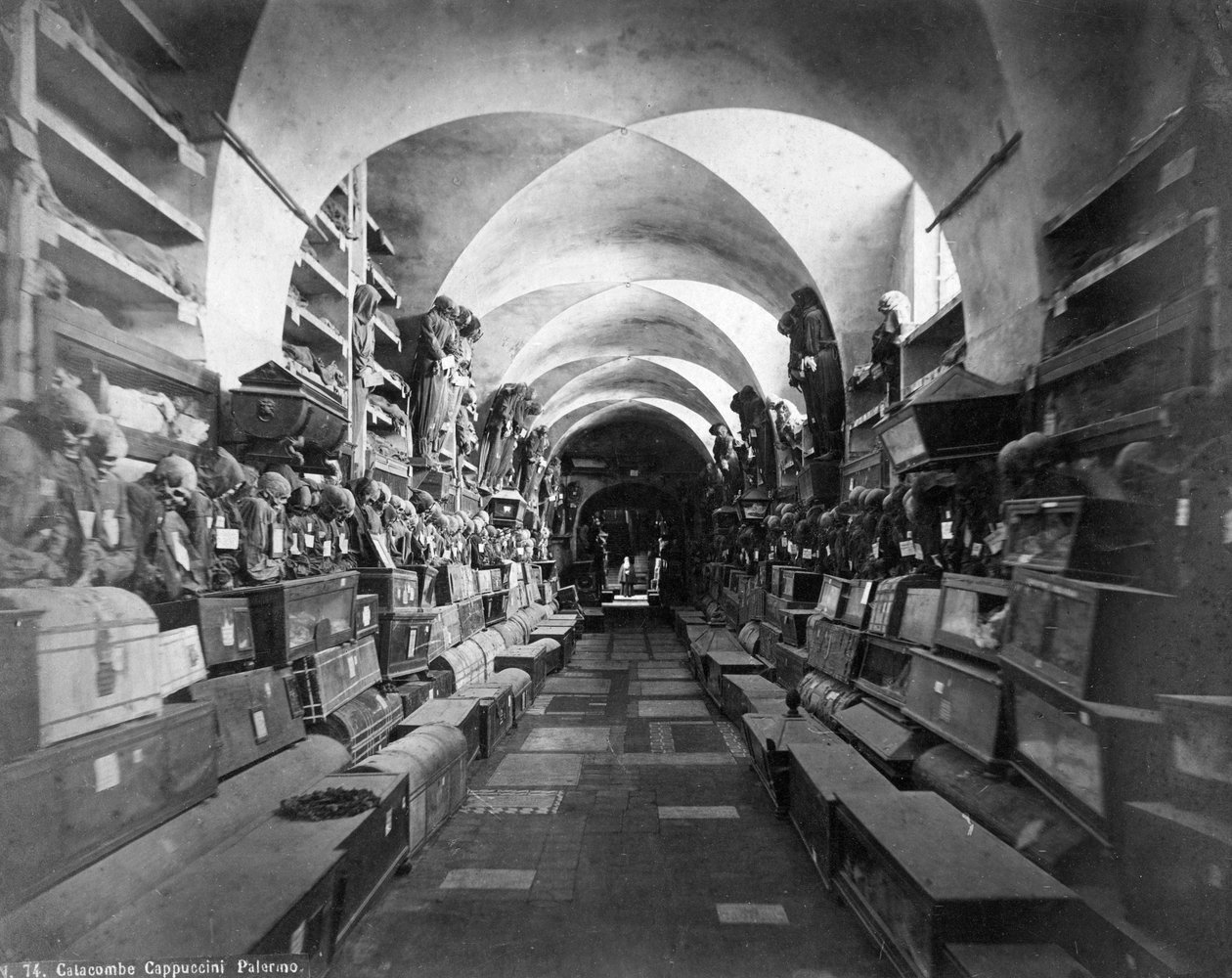 Catacumbas dos Capuchinhos, Palermo, Itália, c1910s de Unbekannt