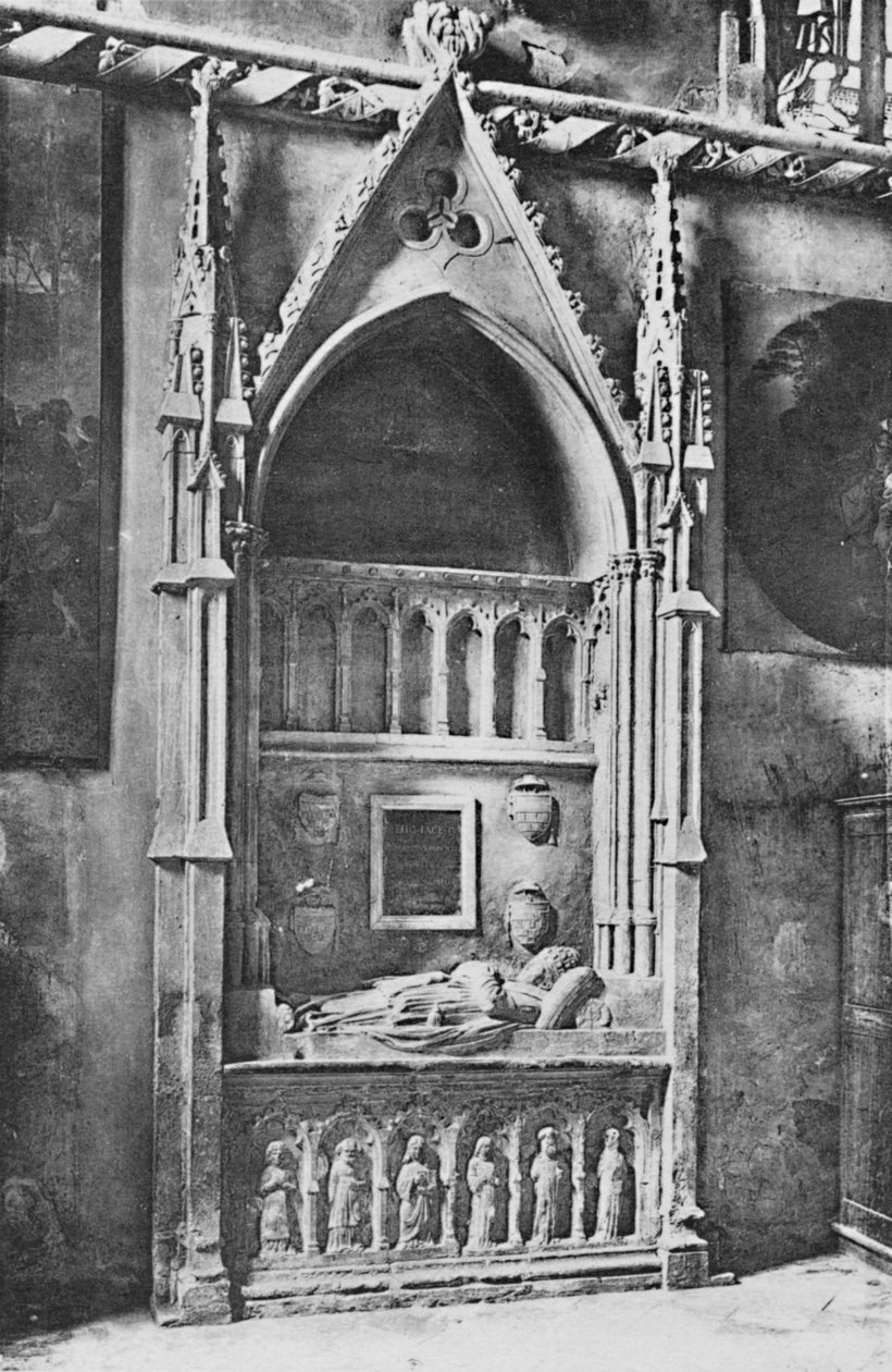Cathédrale DAvignon. - Tumba do Papa Benedicto XII, c1925 de Unbekannt