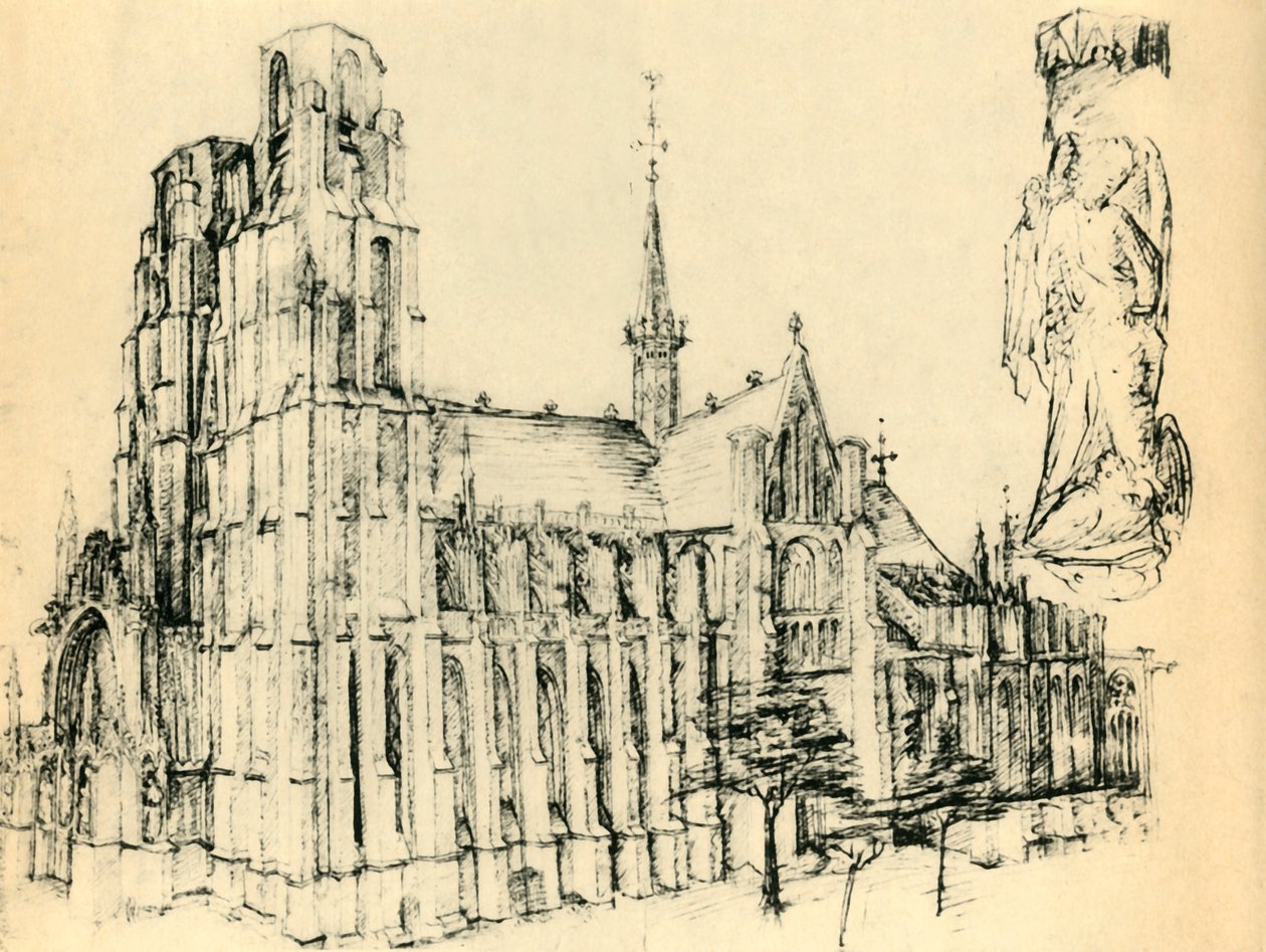 Catedral e São Miguel, c1460, 1943. de Unbekannt